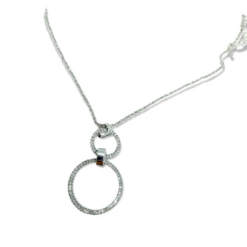 KARIKA MEDÁLOS NYAKLÁNC- EZÜST BEVONATTAL