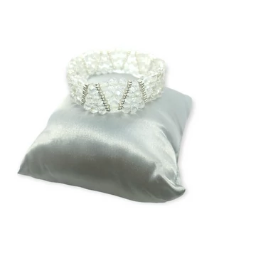 FEHÉR KRISTÁLYOS GYÖNGY KAKÖTŐ