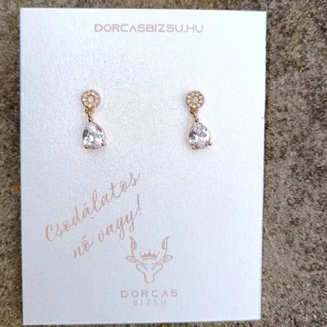 NEMESACÉL FÜLBEVALÓ PALACE-KÖVES