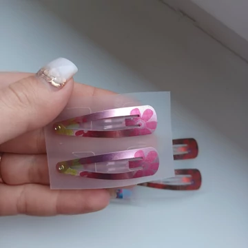 Virágos csit csat_lila