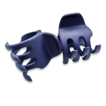 Kaucsuk törhetetlen hajcsat nagy fogakkal KÉK