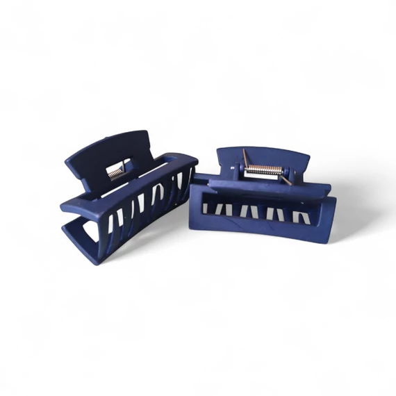 Kaucsuk gumi szögletes nagy hajcsat_KÉK