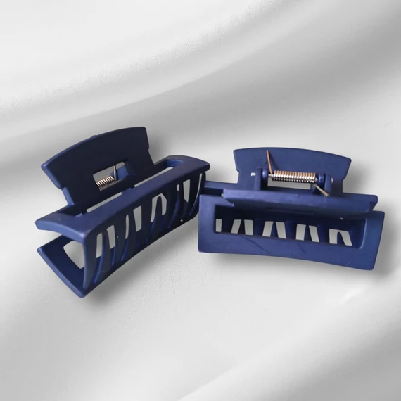 Kaucsuk gumi szögletes nagy hajcsat_KÉK